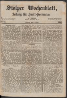 Stolper Wochenblatt. Zeitung f&uuml;r Hinterpommern