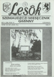 Lesôk Szemaudzczi Miesęcznik Gminny, 1995, łżekwiat, Nr 4 (28)