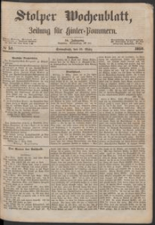 Stolper Wochenblatt. Zeitung f&uuml;r Hinterpommern № 31