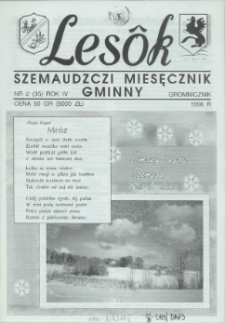 Lesôk Szemaudzczi Miesęcznik Gminny, 1996, gromnicznik, Nr 2 (35)