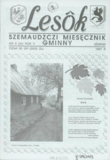 Lesôk Szemaudzczi Miesęcznik Gminny, 1997, sëwnik, Nr 9 (54)