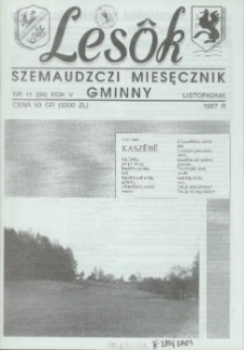 Lesôk Szemaudzczi Miesęcznik Gminny, 1997, listopadnik, Nr 11 (56)