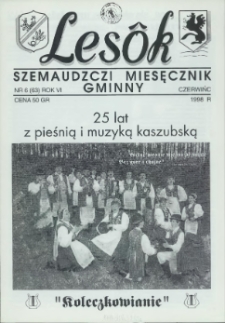Lesôk Szemaudzczi Miesęcznik Gminny, 1998, czerwińc, Nr 6 (63)