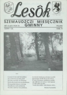 Lesôk Szemaudzczi Miesęcznik Gminny, 1998, rujan, Nr 10 (67)