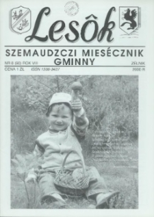 Lesôk Szemaudzczi Miesęcznik Gminny, 2000, zélnik, Nr 8 (90)