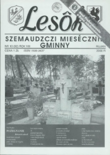 Lesôk Szemaudzczi Miesęcznik Gminny, 2000, rujan, Nr 10 (92)