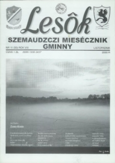Lesôk Szemaudzczi Miesęcznik Gminny, 2000, listopadnik, Nr 11 (93)
