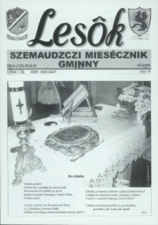 Lesôk Szemaudzczi Miesęcznik Gminny, 2001, sëwnik, Nr 9 (103)