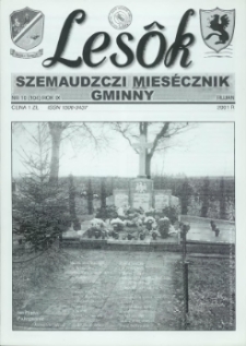 Lesôk Szemaudzczi Miesęcznik Gminny, 2001, rujan, Nr 10 (104)