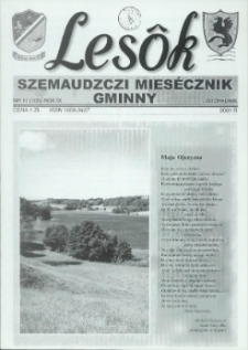 Lesôk Szemaudzczi Miesęcznik Gminny, 2001, listopadnik, Nr 11 (105)