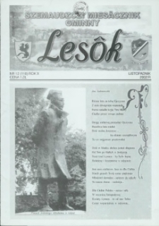 Lesôk Szemaudzczi Miesęcznik Gminny, 2002, listopadnik, Nr 12 (118)