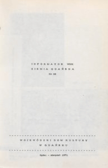 Informator WDK : Ziemia Gdańska, 1971, nr 88