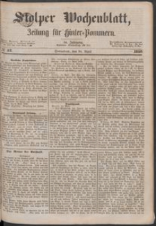 Stolper Wochenblatt. Zeitung f&uuml;r Hinterpommern № 48