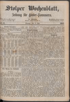 Stolper Wochenblatt. Zeitung f&uuml;r Hinterpommern № 51