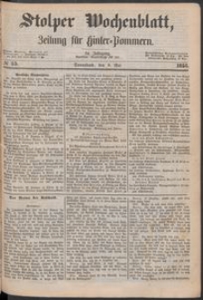 Stolper Wochenblatt. Zeitung f&uuml;r Hinterpommern № 53