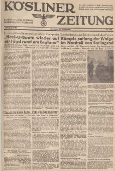 K&ouml;sliner Zeitung [1942-09] Nr. 270