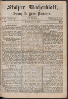 Stolper Wochenblatt. Zeitung f&uuml;r Hinterpommern № 64
