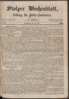 Stolper Wochenblatt. Zeitung f&uuml;r Hinterpommern № 79