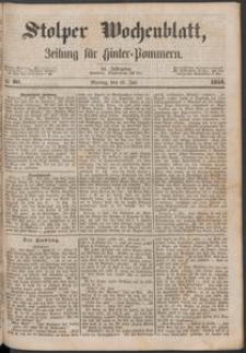 Stolper Wochenblatt. Zeitung für Hinterpommern № 80