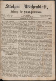 Stolper Wochenblatt. Zeitung für Hinterpommern № 82