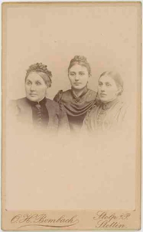 Zdjęcie matki z dwoma córkami - popiersie