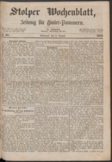 Stolper Wochenblatt. Zeitung f&uuml;r Hinterpommern № 90
