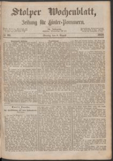 Stolper Wochenblatt. Zeitung f&uuml;r Hinterpommern № 92