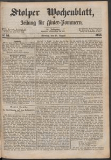 Stolper Wochenblatt. Zeitung für Hinterpommern № 98