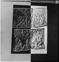 Sceny z rzymskiego łuku triumfalnego, dotyczące podboju ziem germańskich - reprodukcja