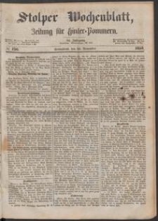 Stolper Wochenblatt. Zeitung f&uuml;r Hinterpommern № 136