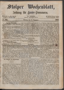 Stolper Wochenblatt. Zeitung f&uuml;r Hinterpommern № 137