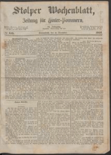 Stolper Wochenblatt. Zeitung f&uuml;r Hinterpommern № 145