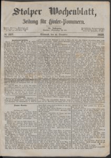 Stolper Wochenblatt. Zeitung f&uuml;r Hinterpommern № 147