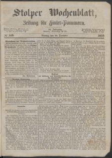 Stolper Wochenblatt. Zeitung f&uuml;r Hinterpommern № 149