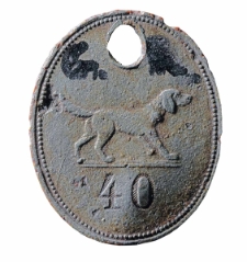 Psi numerek miasta Słupska z 1910 roku, nr 40