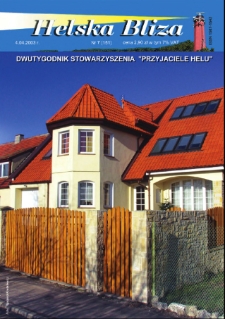 Helska Bliza : dwutygodnik Stowarzyszenia "Przyjaciele Helu", 2003, nr 7