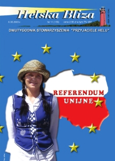Helska Bliza : dwutygodnik Stowarzyszenia "Przyjaciele Helu", 2003, nr 11