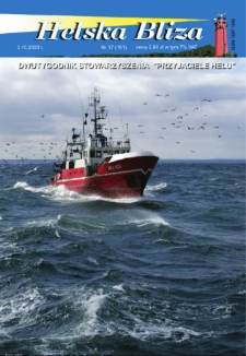 Helska Bliza : dwutygodnik Stowarzyszenia "Przyjaciele Helu", 2003, nr 17