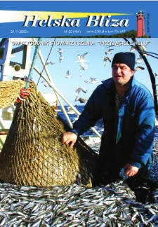 Helska Bliza : dwutygodnik Stowarzyszenia "Przyjaciele Helu", 2003, nr 20