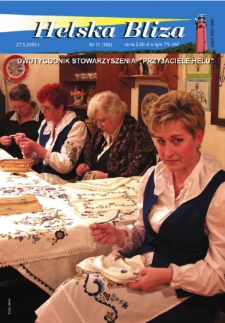 Helska Bliza : dwutygodnik Stowarzyszenia "Przyjaciele Helu", 2005, nr 11