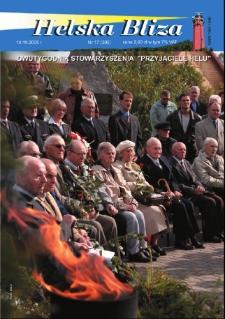 Helska Bliza : dwutygodnik Stowarzyszenia "Przyjaciele Helu", 2005, nr 17