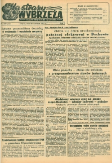 Na Straży Wybrzeża : gazeta marynarki wojennej, 1951, nr 229