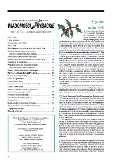 Wiadomości Rybackie : pismo Morskiego Instytutu Rybackiego w Gdyni, 2005, nr 11-12