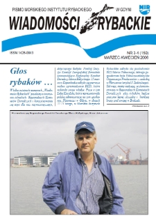 Wiadomości Rybackie : pismo Morskiego Instytutu Rybackiego w Gdyni, 2006, nr 3-4