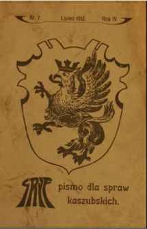 Gryf : pismo dla spraw kaszubskich, 1912, nr 7