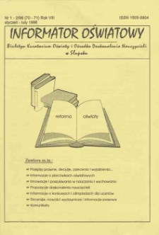 Informator Oświatowy, 1998, nr 1/2