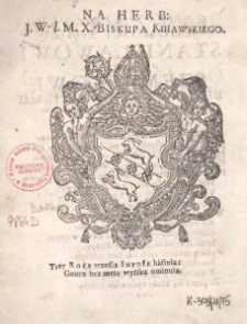 Ogłos processow criminalnych na Zydach. O rożne exsessy, także morderstwo dźieci. Osobliwie w Sandomierzu. Roku 1698. Przeświadczone. W przeswietnym Trybunale Koronnym, przewiedzonych. Dla dobra pospolitego wydanych / Od X. Stefana Zuchowskiego, oboyga prawa doktora
