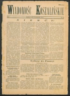 Wiadomości Koszalińskie. Nr 32/1945