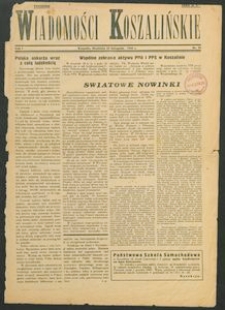 Wiadomości Koszalińskie. Nr 36/1945