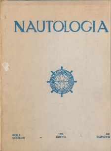 Nautologia, 1966, nr 1